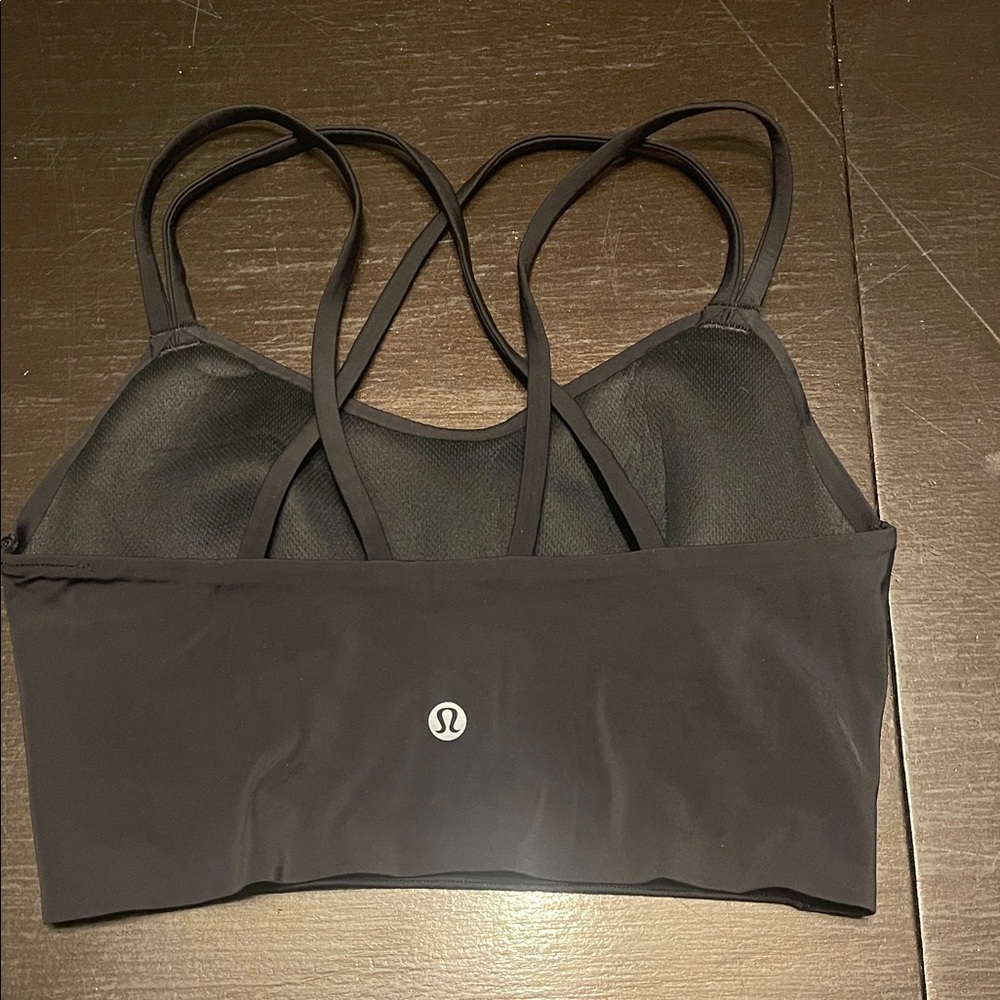 Lululemon Athletica Black Double-Strap Sports Bra - Picture 2 of 2